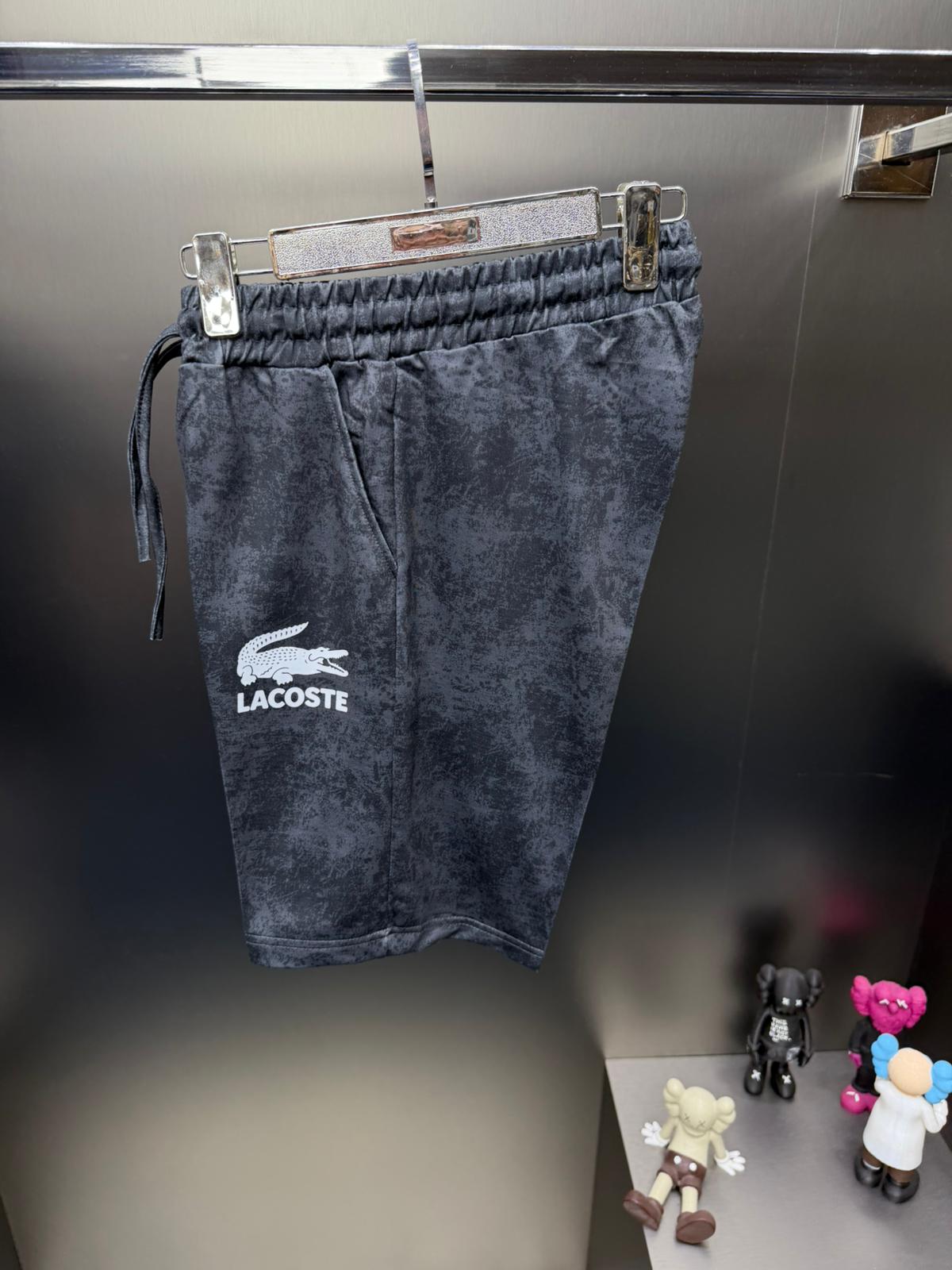 Lacoste Siyah İthal Şortlu Eşofman Takımı