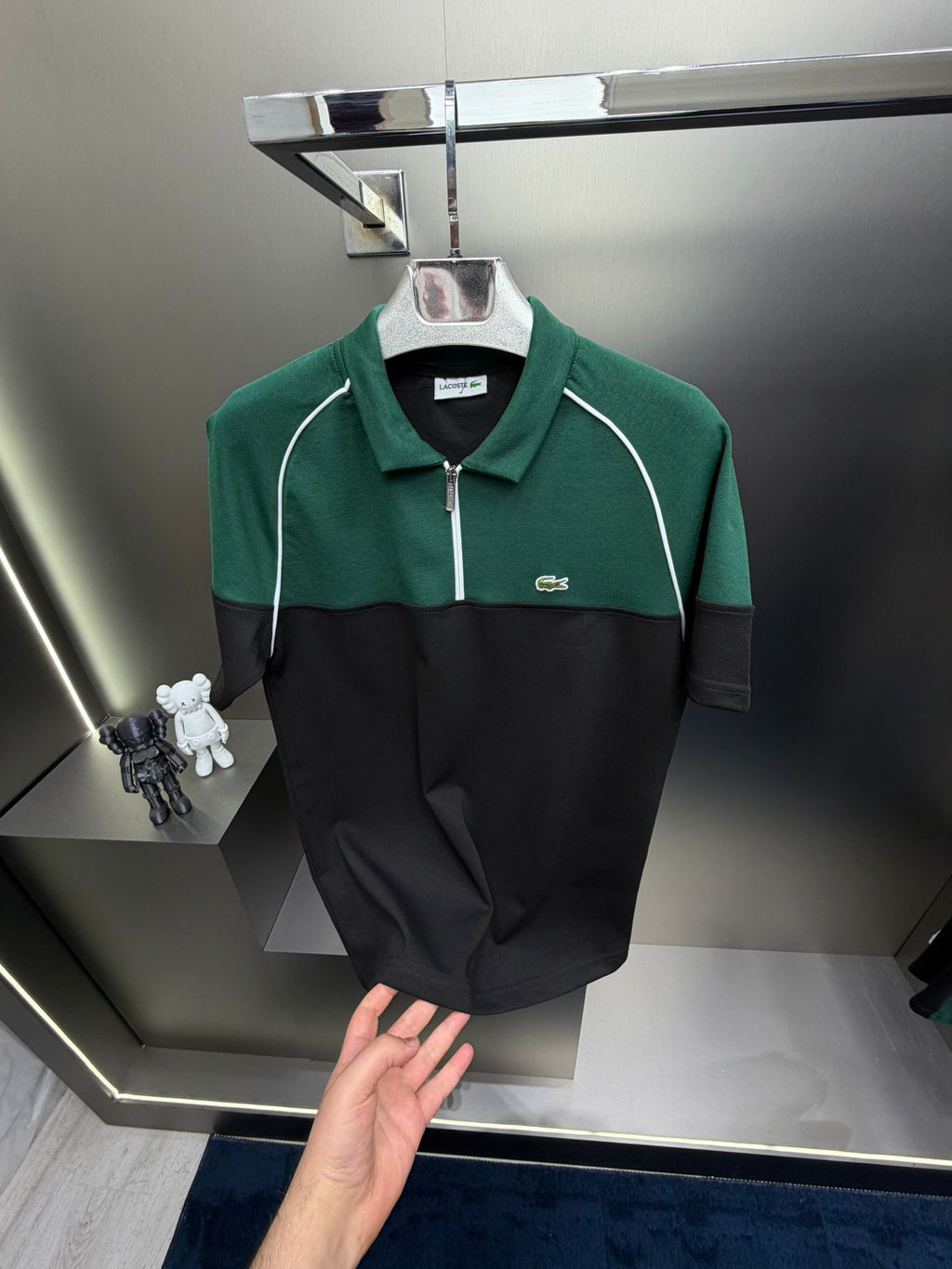 Lacoste Siyah İthal Yazlık Eşofman Takımı