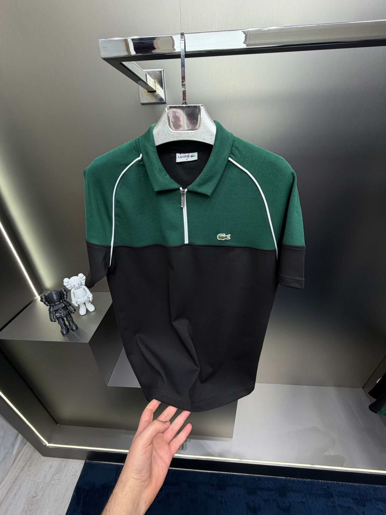 Lacoste Siyah İthal Yazlık Eşofman Takımı