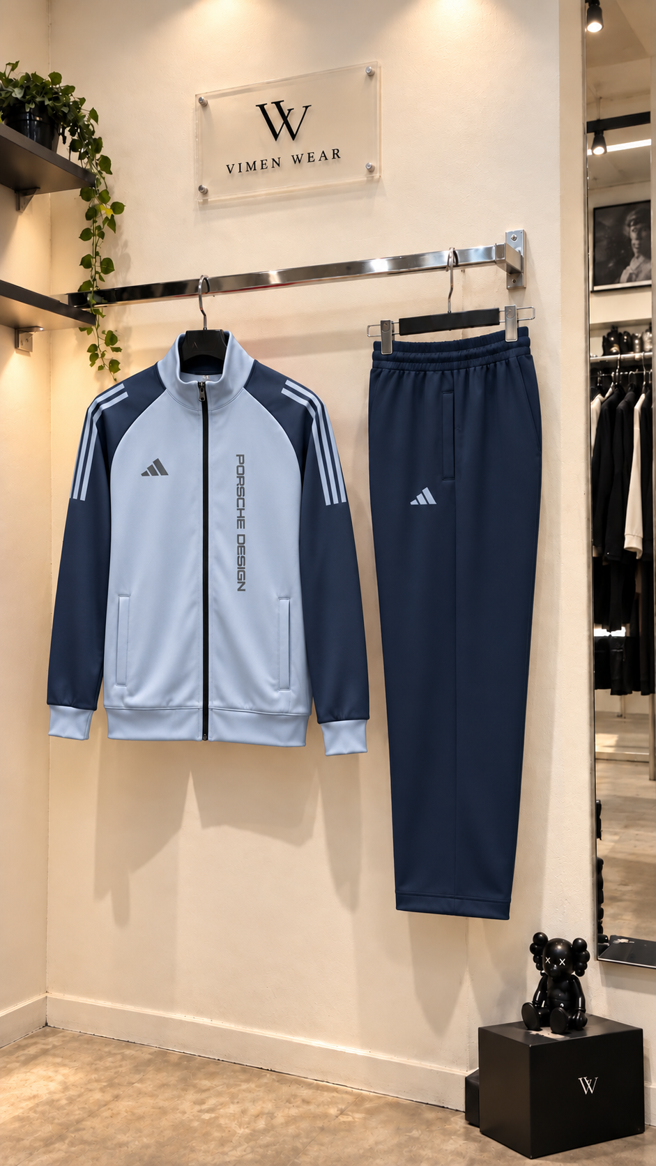 Adidas Lacivert Mavi İthal Eşofman Takım