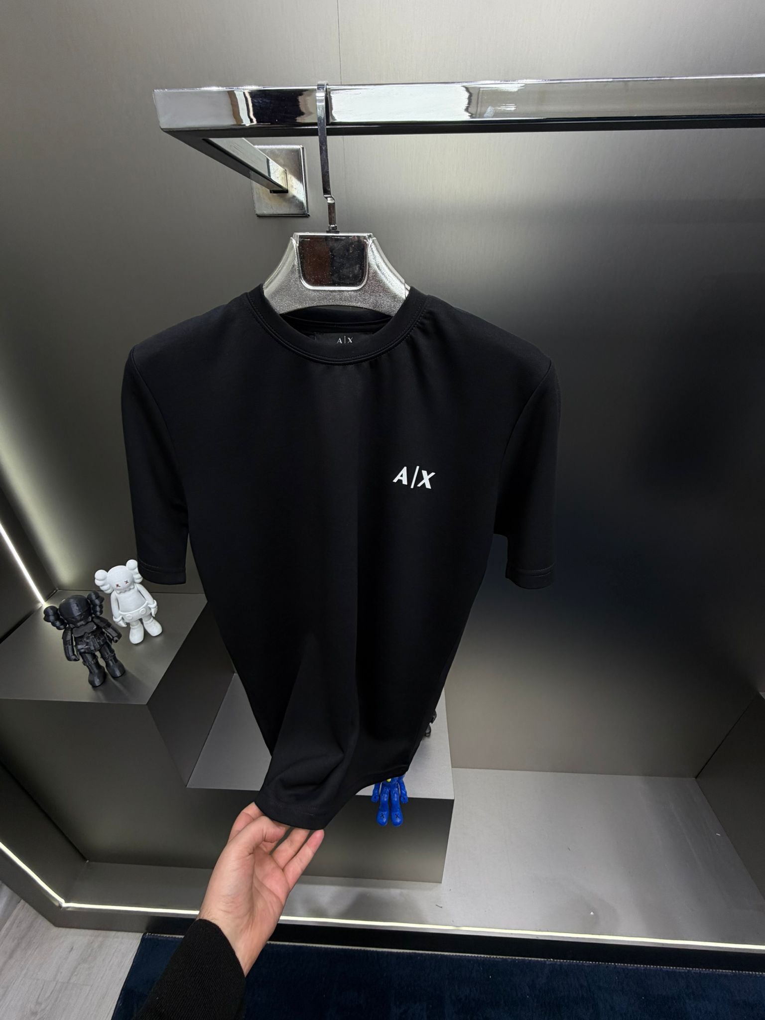 Armani Exchange Siyah İthal Şortlu Eşofman Takımı