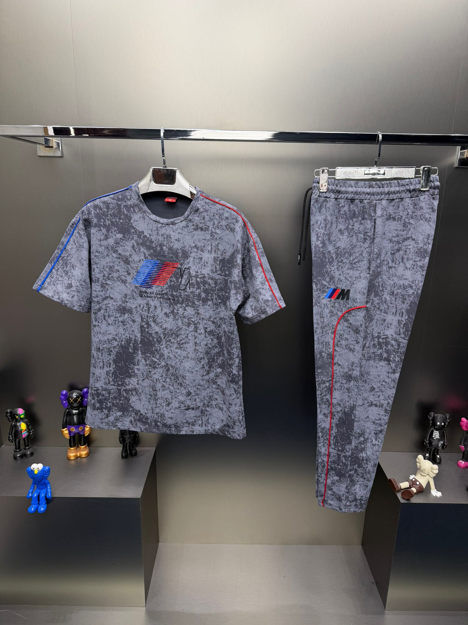 Puma BMW Gri İthal Yazlık Eşofman Takımı