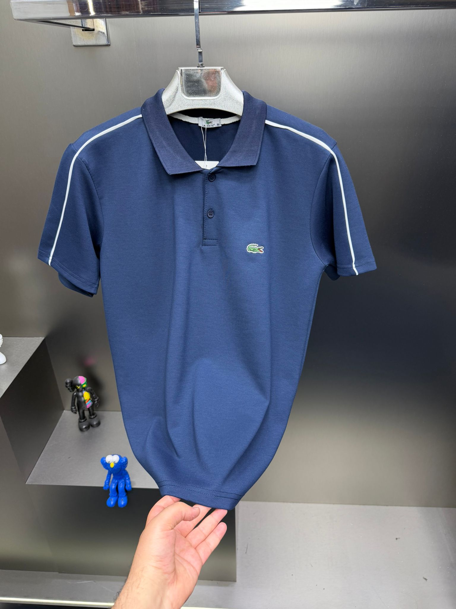 Lacoste Lacivert İthal Şortlu Eşofman Takımı