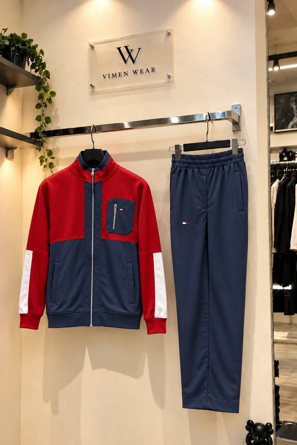 Tommy Hilfiger Kırmızı Füme İthal Eşofman Takımı