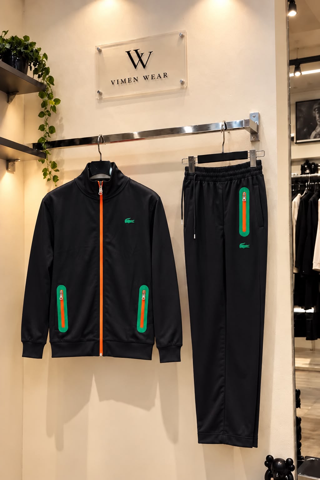 Lacoste Siyah İthal Eşofman Takımı