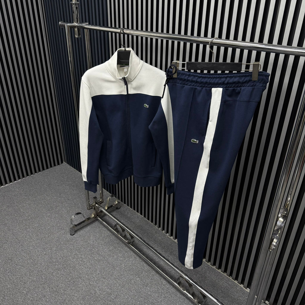 Lacoste Beyaz Lacivert Eşofman Takım