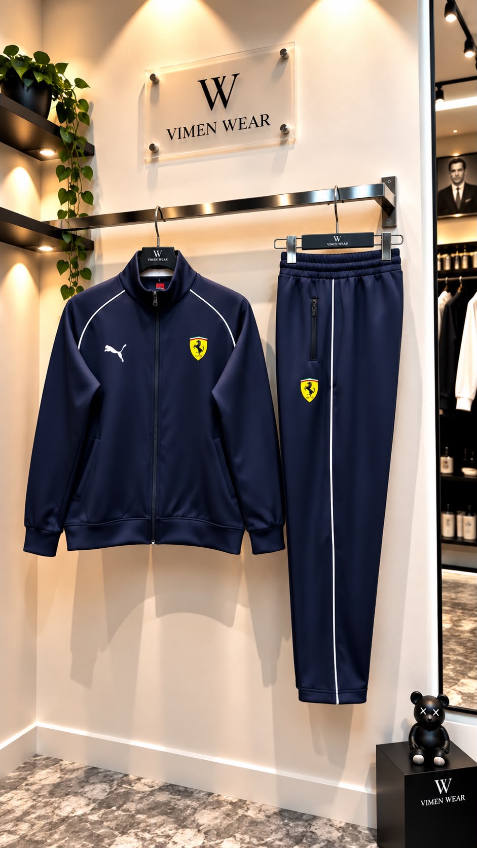 Puma Lacivert İthal Eşofman Takımı