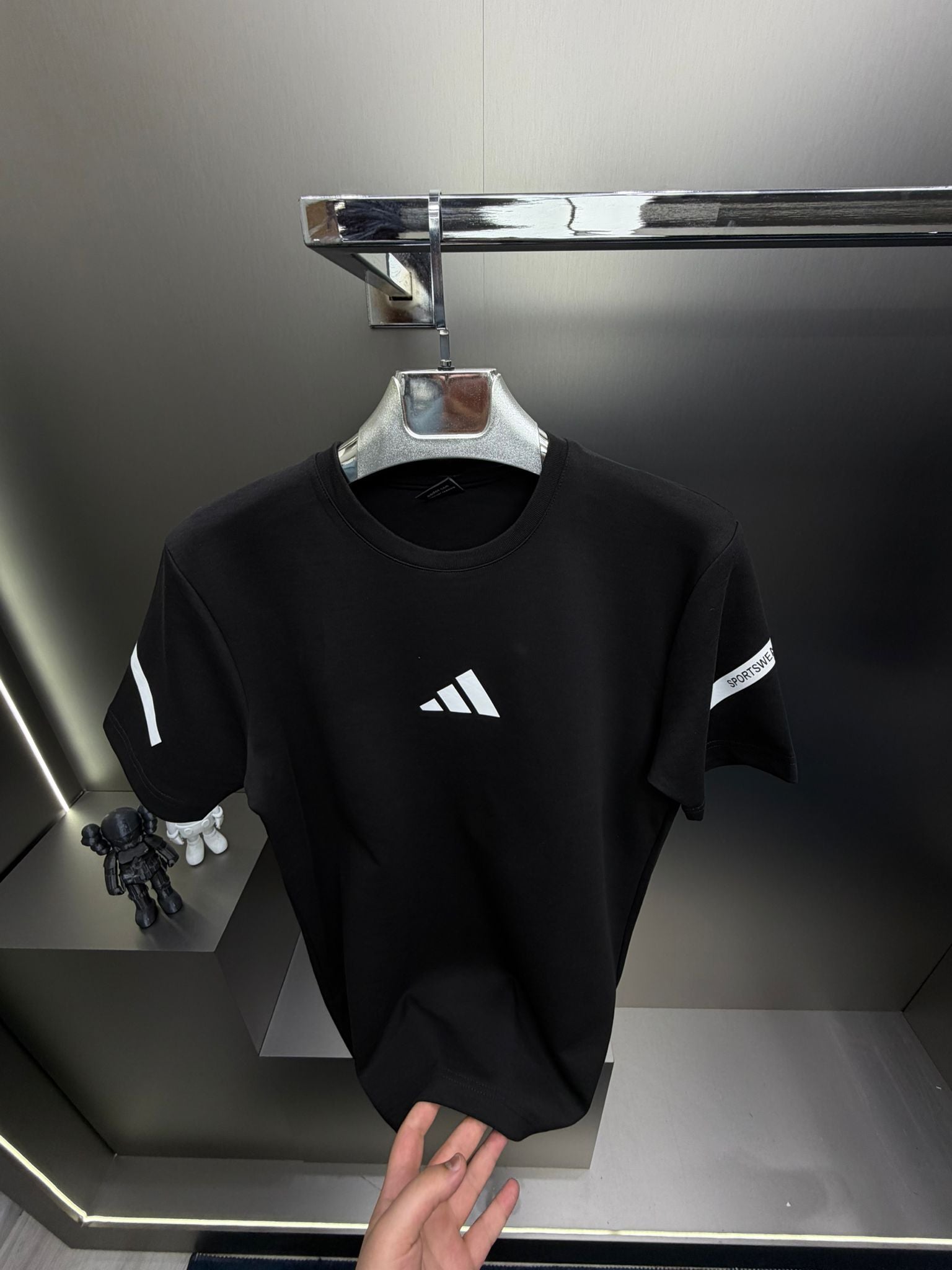 Adidas Siyah İthal Şortlu Eşofman Takımı