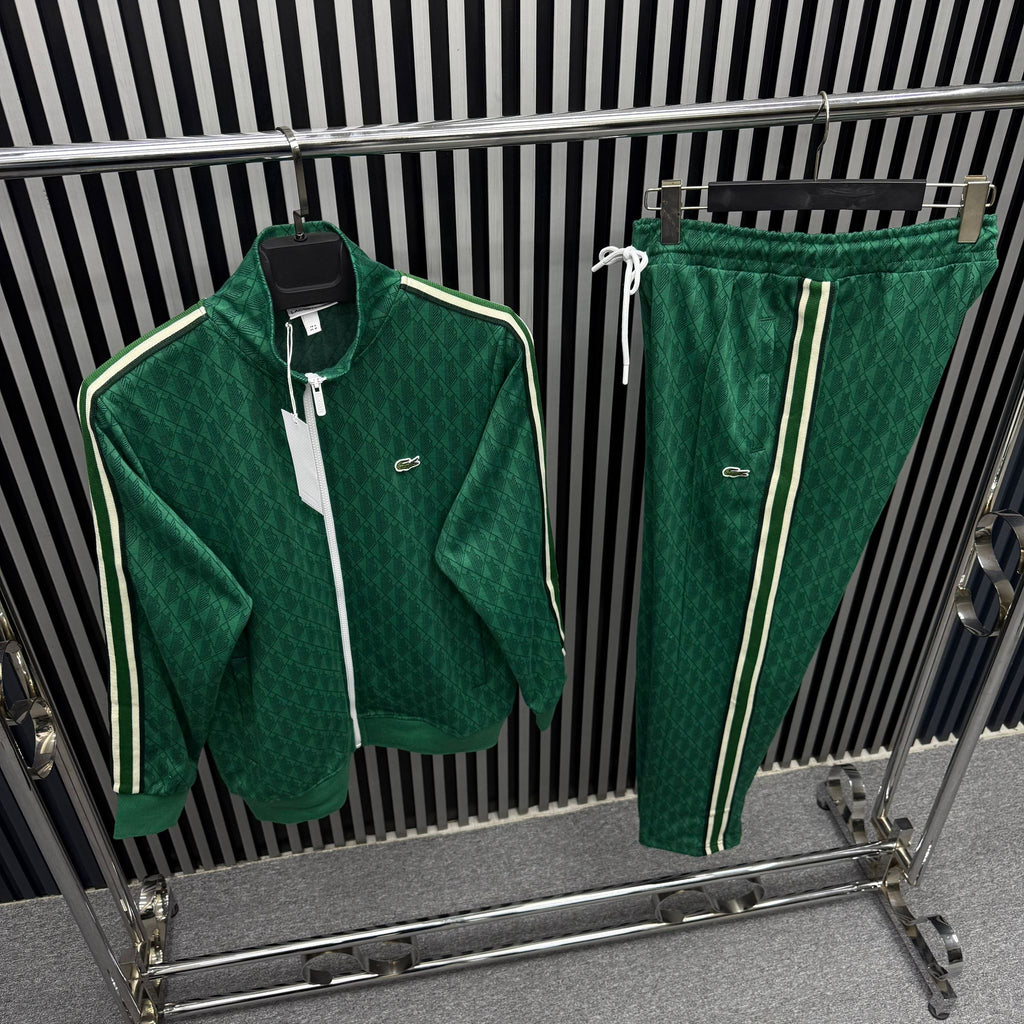 Lacoste Monogram Yeşil Eşofman Takım