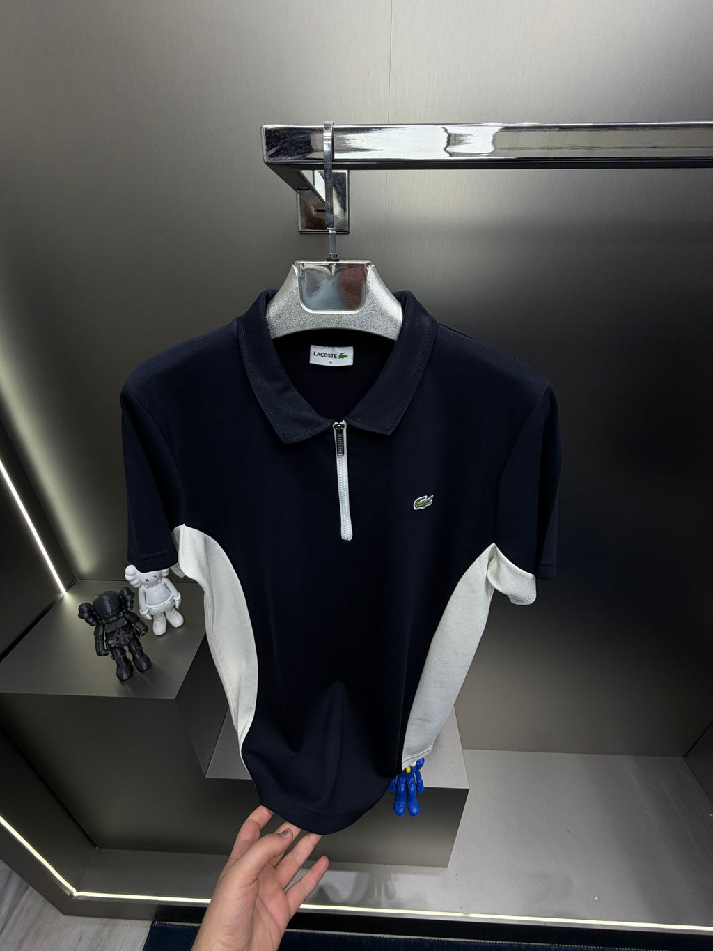 Lacoste Lacivert İthal Şortlu Eşofman Takımı