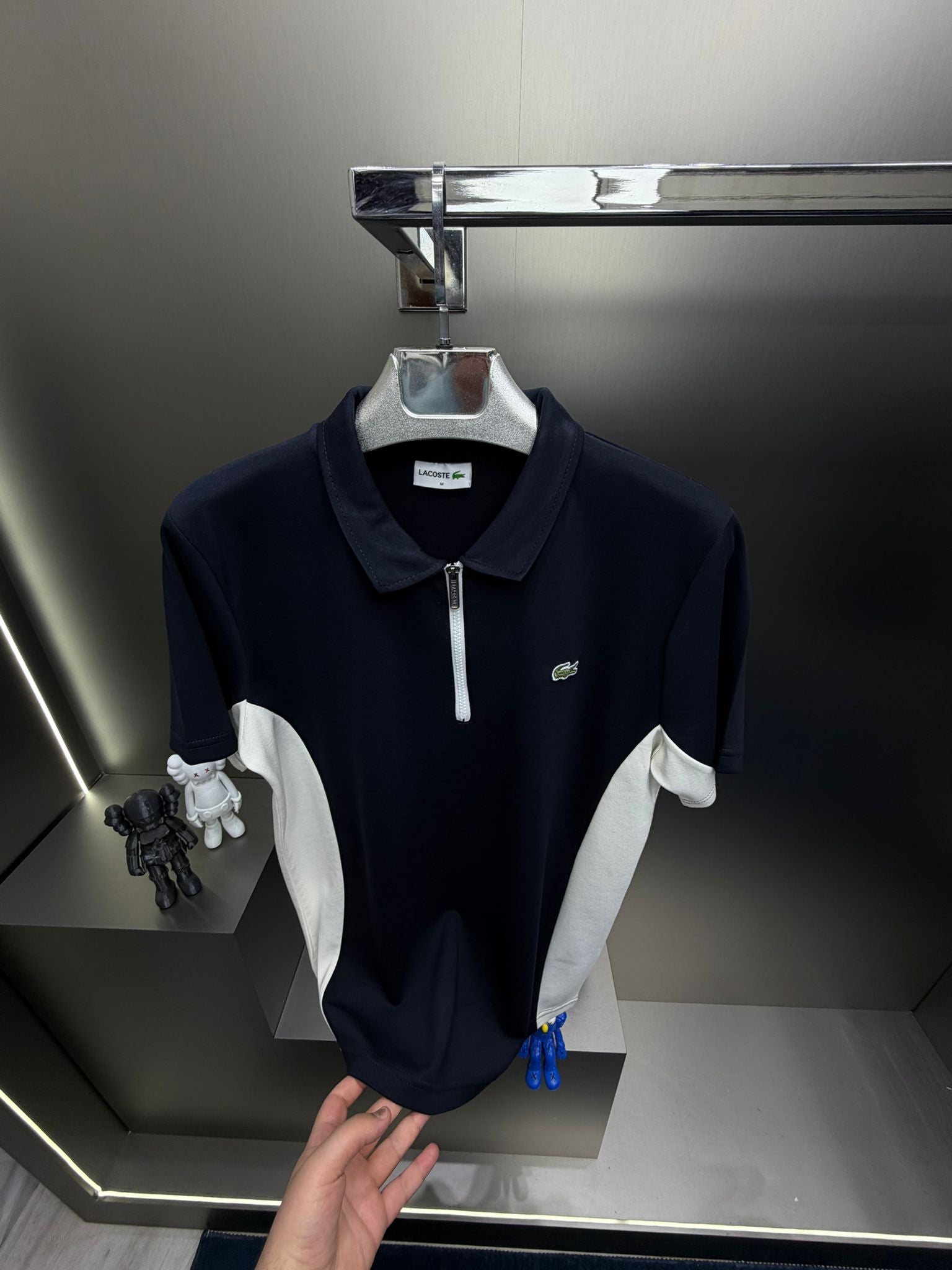 Lacoste Lacivert İthal Şortlu Eşofman Takımı