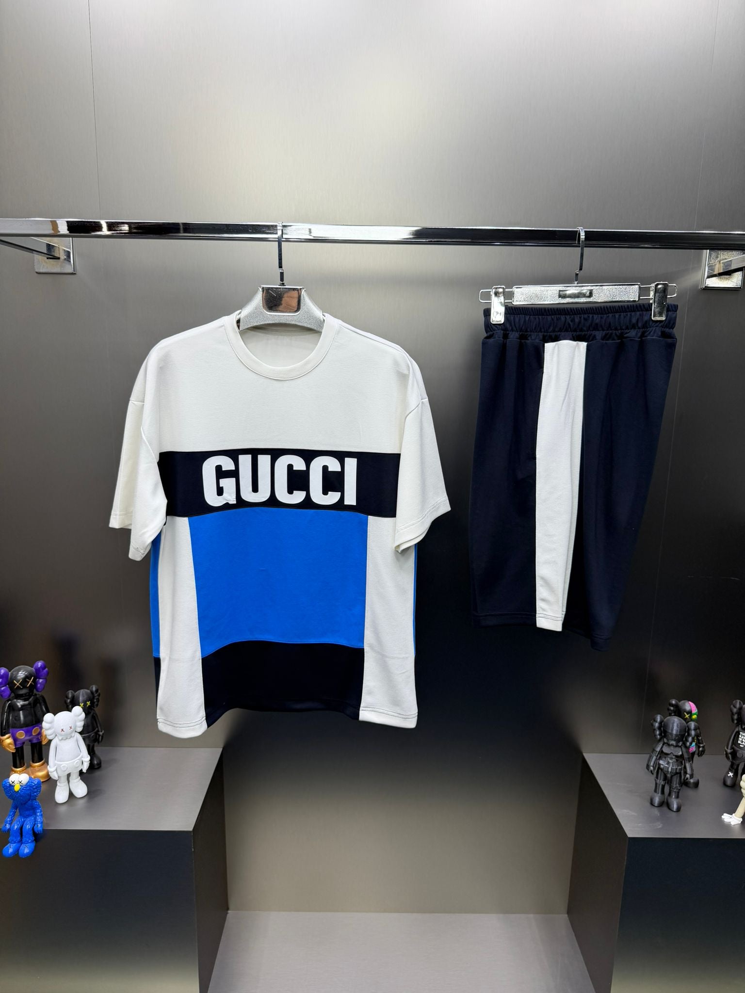 Gucci Beyaz İthal Şortlu Eşofman Takımı
