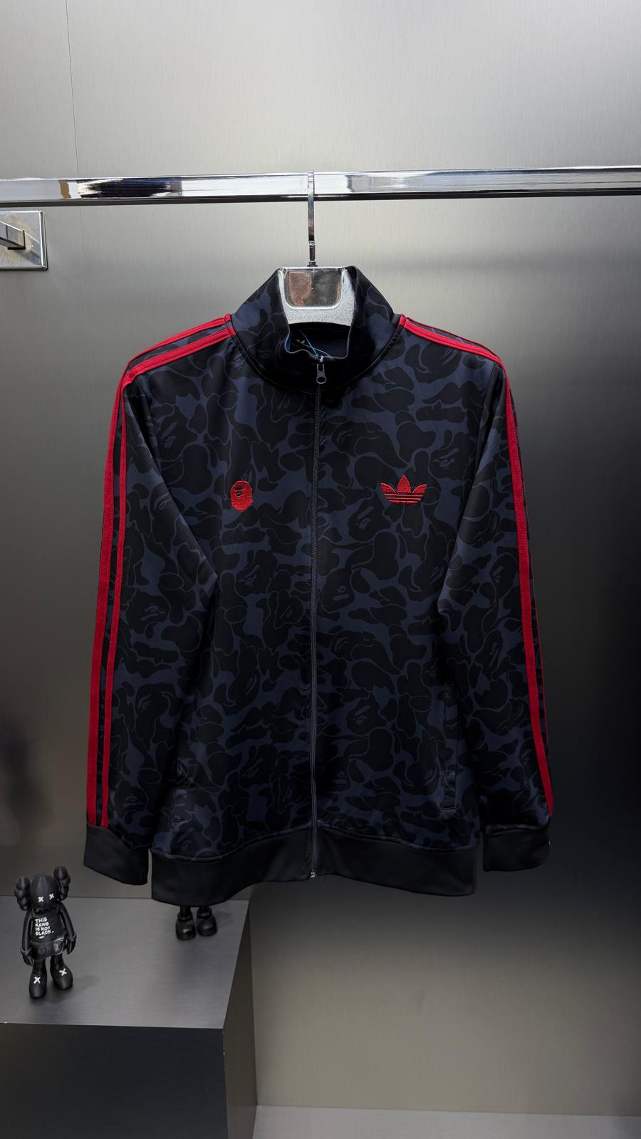 Adidas Siyah Kırmızı İthal Eşofman Takımı