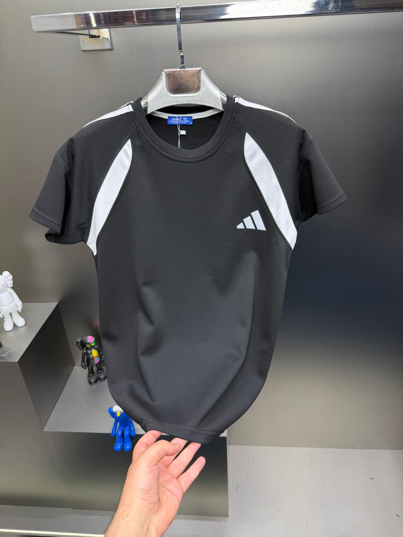 Adidas Siyah İthal Şortlu Eşofman Takımı