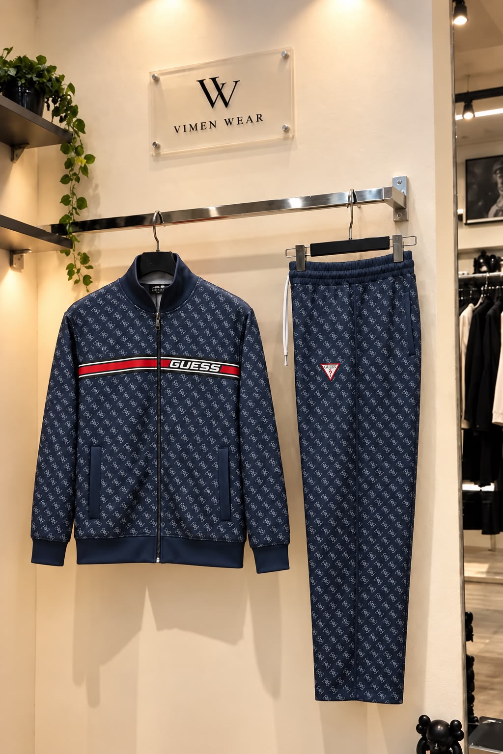 Guess Lacivert İthal Eşofman Takımı