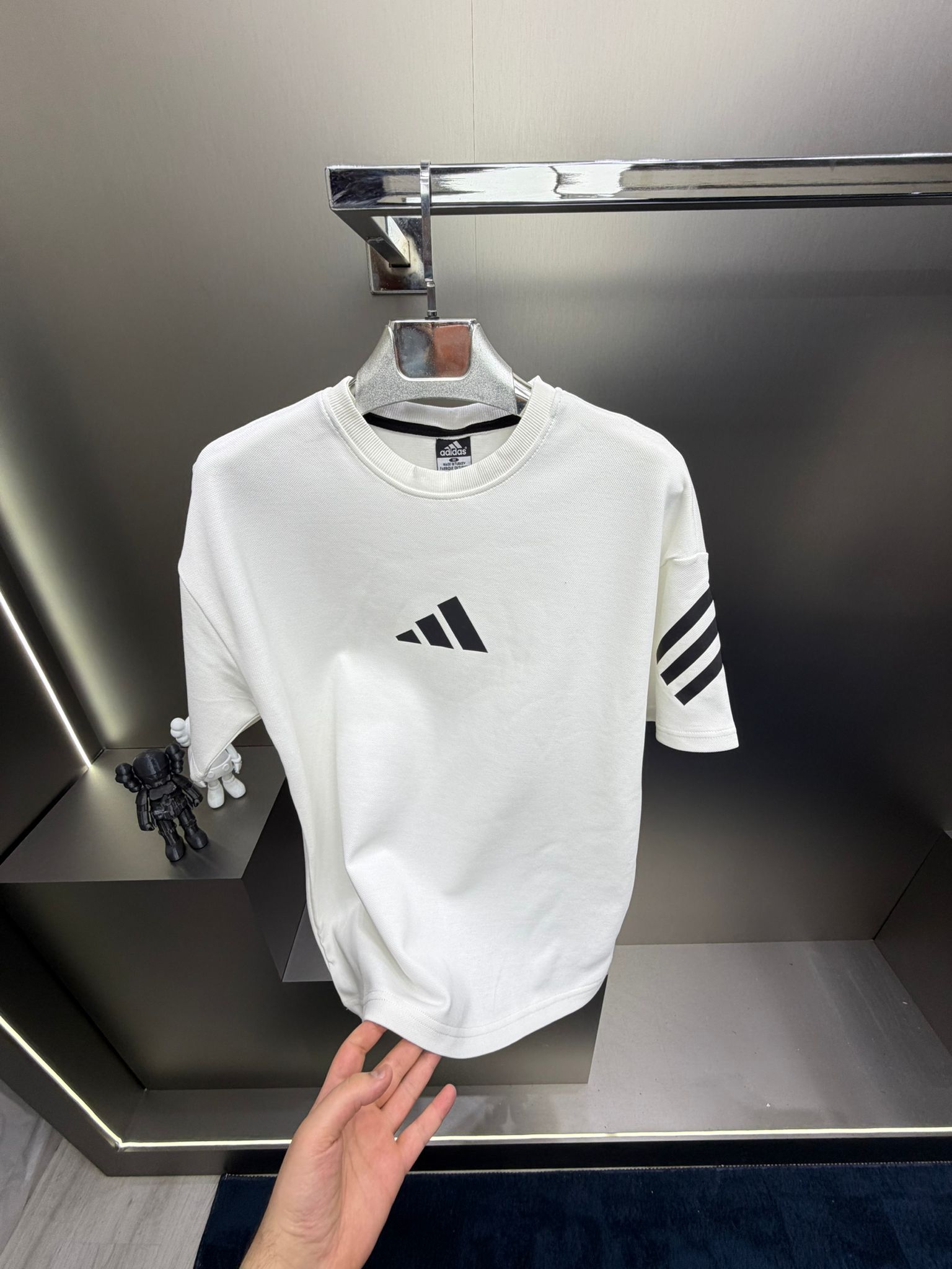 Adidas ZN Beyaz İthal Şortlu Eşofman Takımı