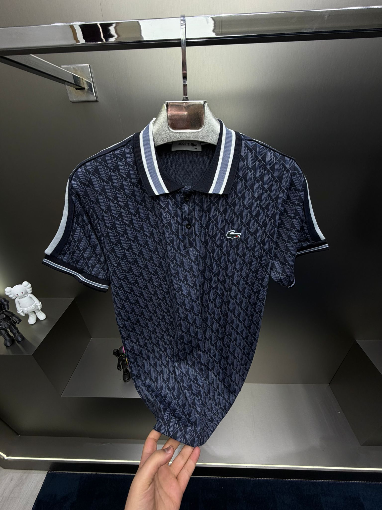 Lacoste Lacivert İthal Şortlu Eşofman Takımı