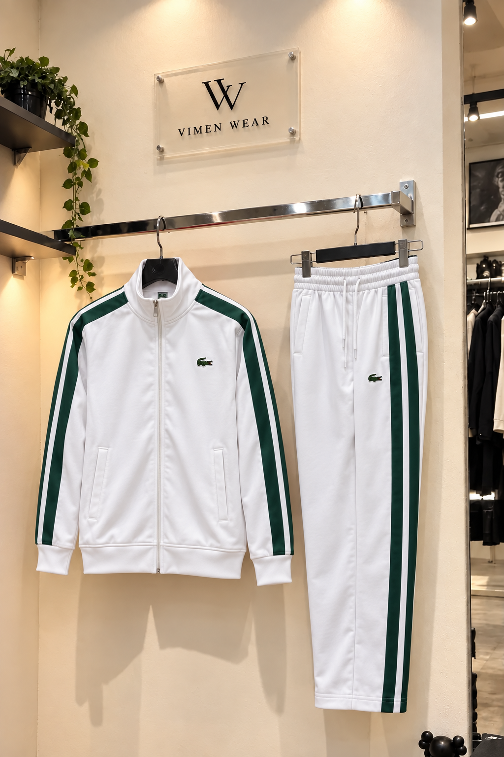 Lacoste Beyaz İthal Eşofman Takım