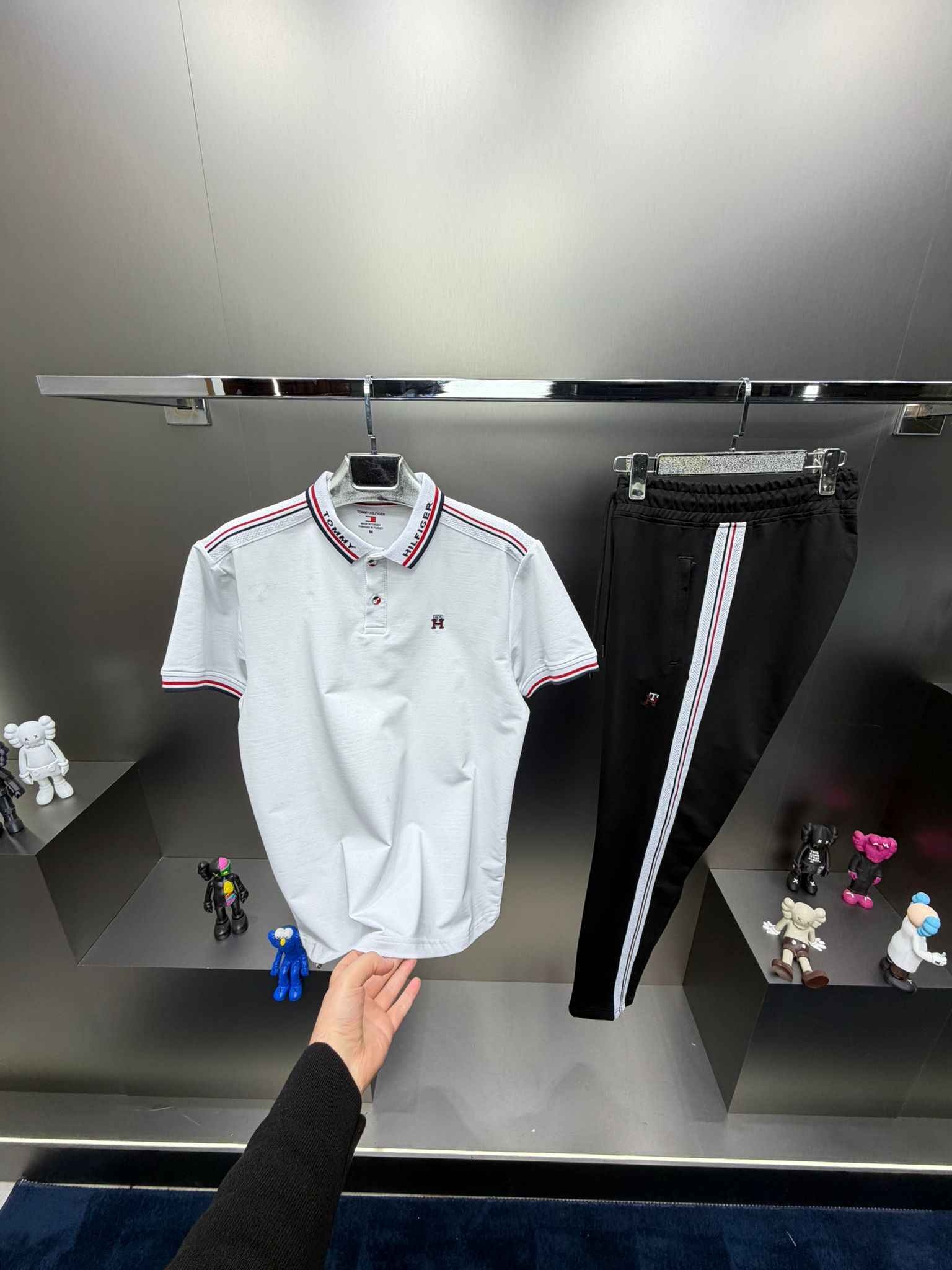 Tommy Hilfiger Beyaz İthal Yazlık Eşofman Takımı