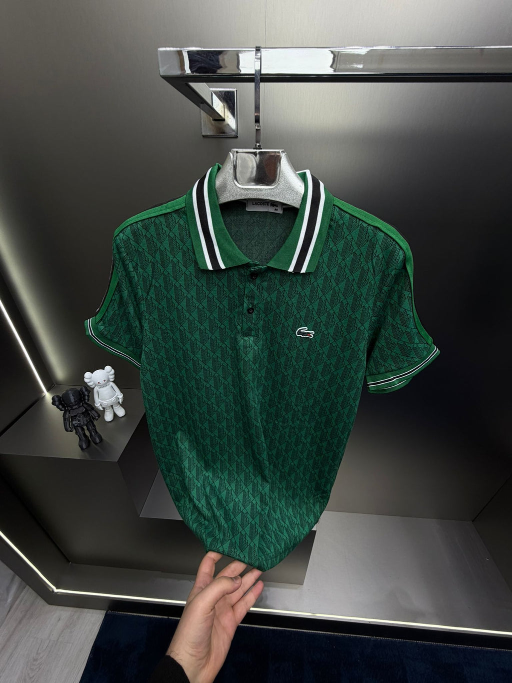 Lacoste Koyu Yeşil İthal Şortlu Eşofman Takımı