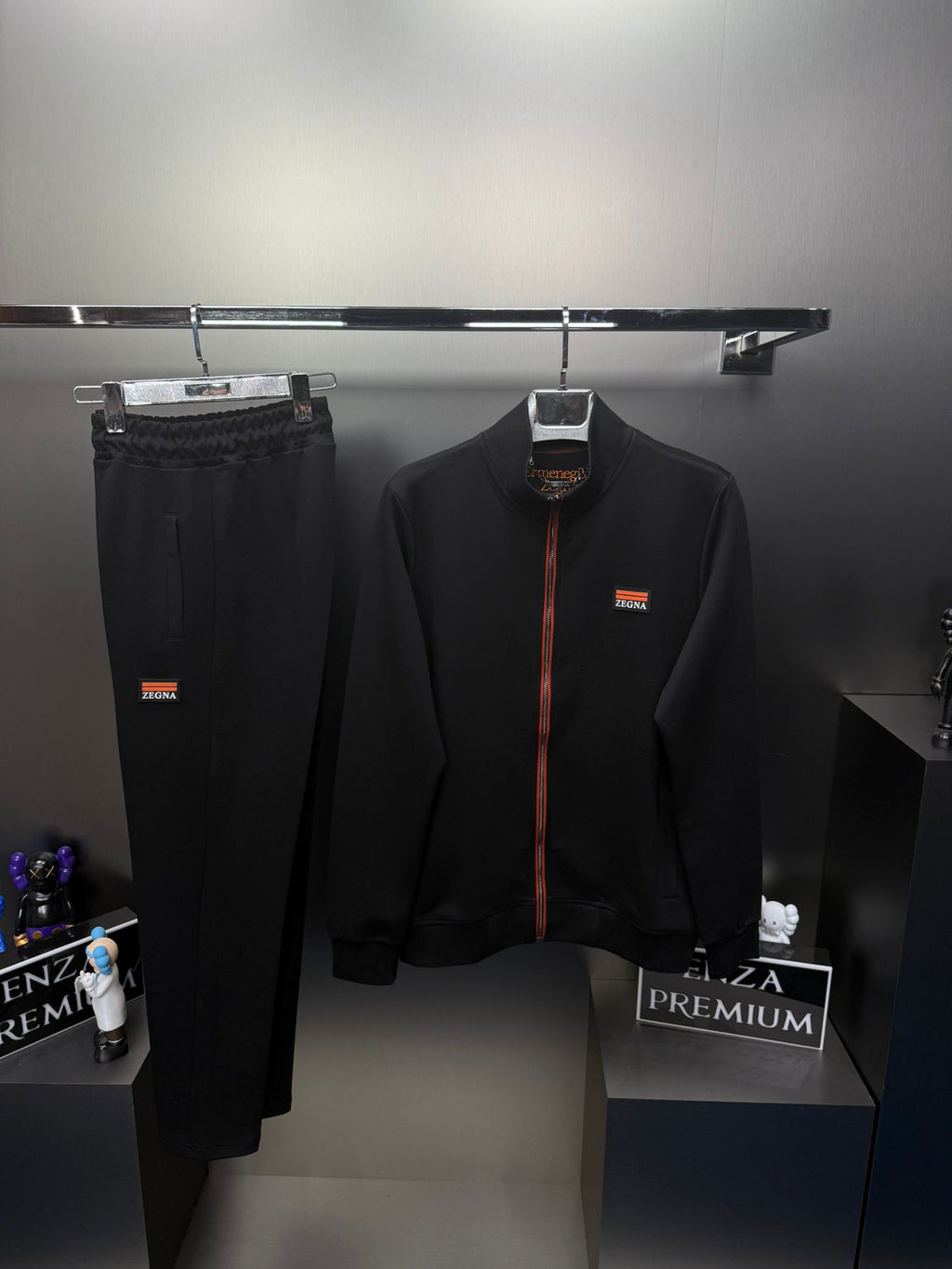 Zegna Siyah İthal Eşofman Takım