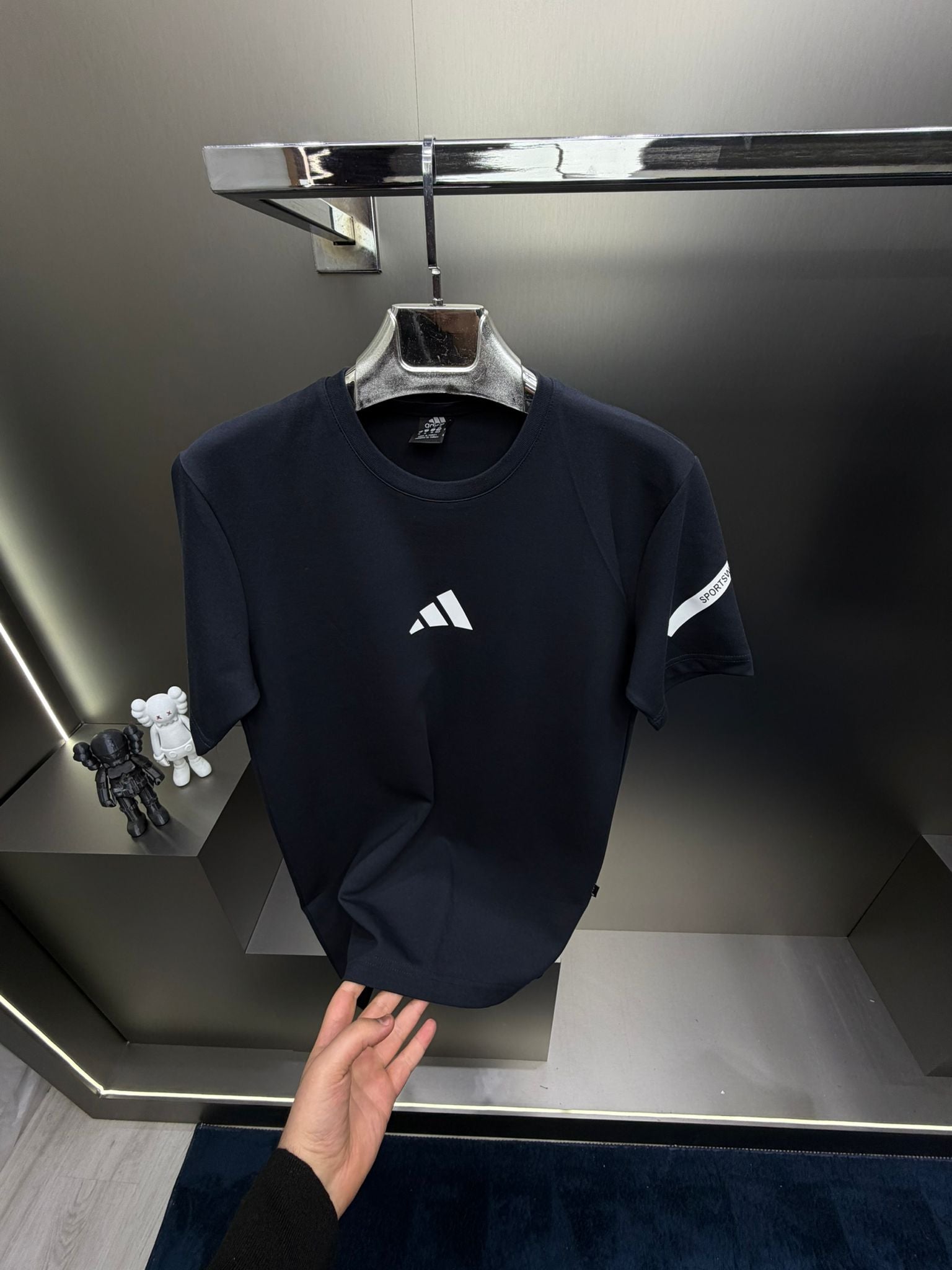 Adidas Lacivert İthal Şortlu Eşofman Takımı