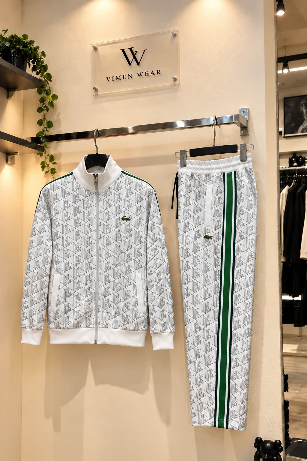 Lacoste Beyaz İthal Eşofman Takım