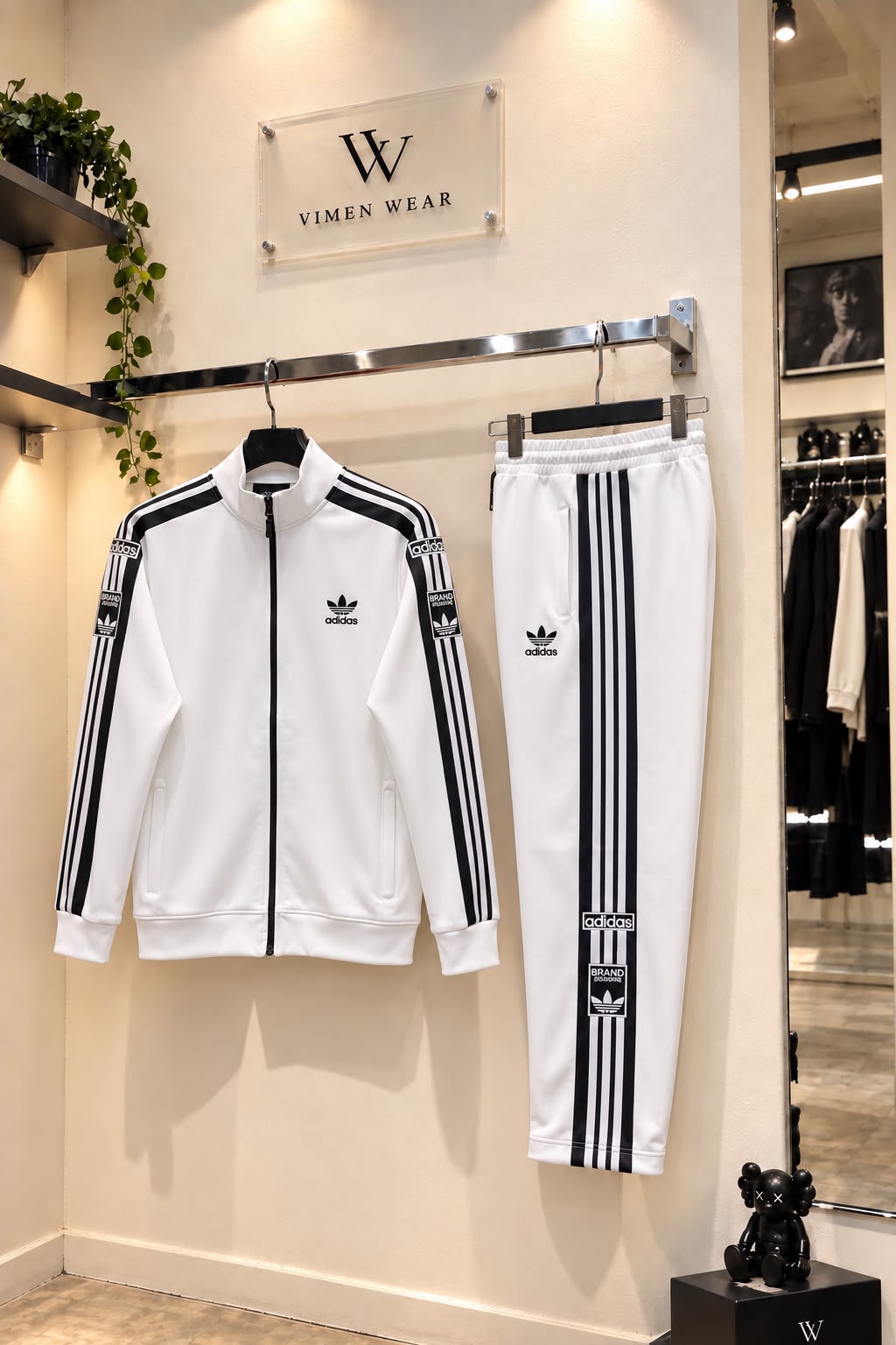 Adidas Beyaz İthal Eşofman Takımı