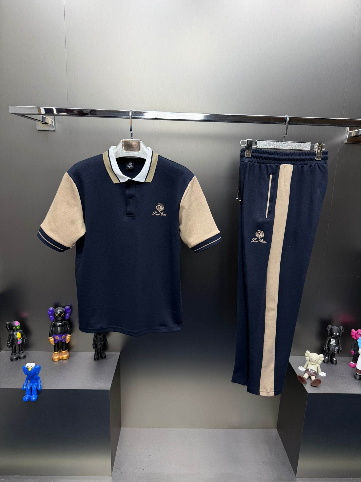 Loro Piana Lacivert İthal Yazlık Eşofman Takımı