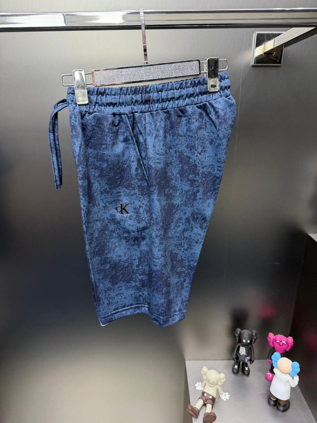 Calvin Klein Mavi İthal Şortlu Eşofman Takımı