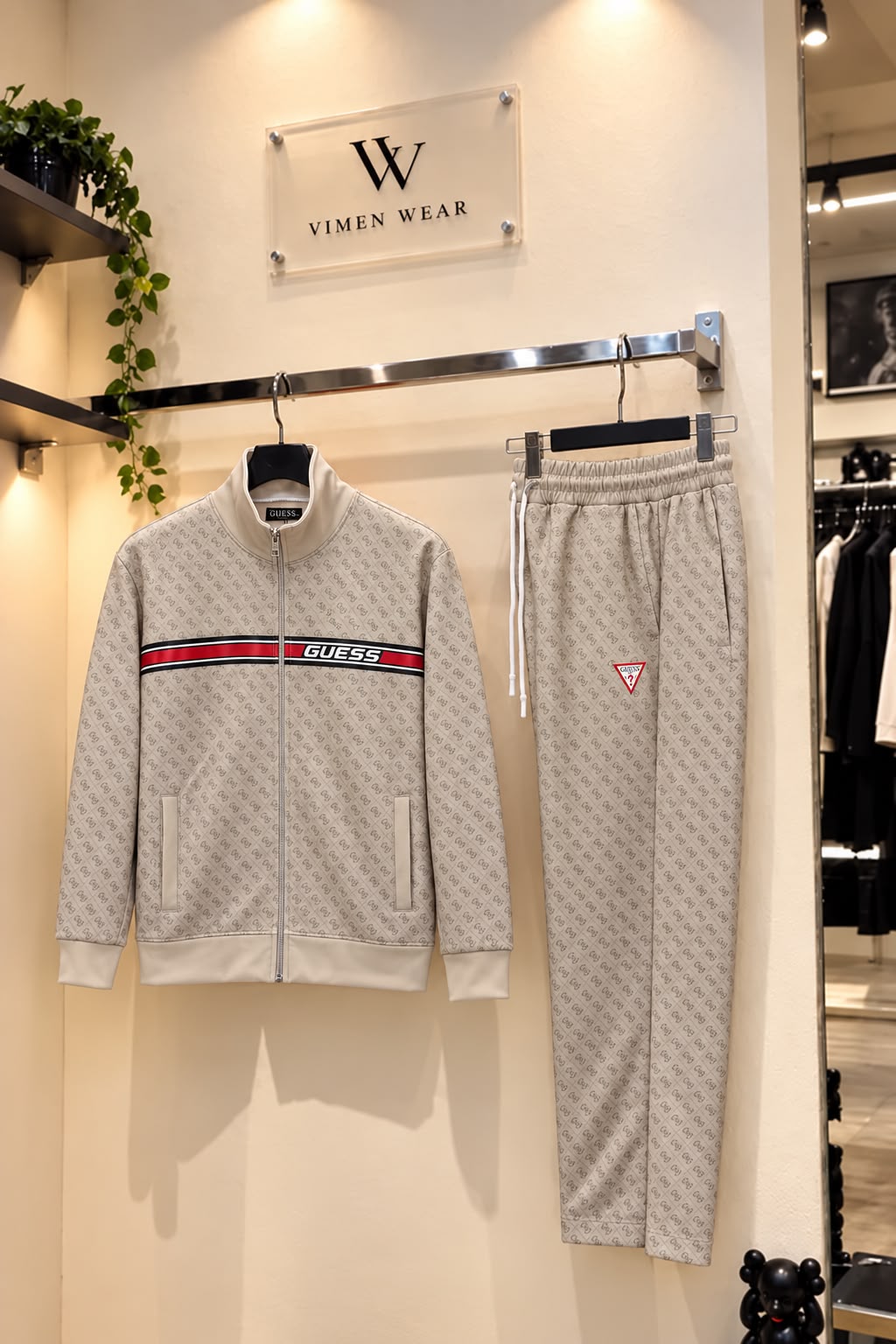 Guess Bej İthal Eşofman Takımı