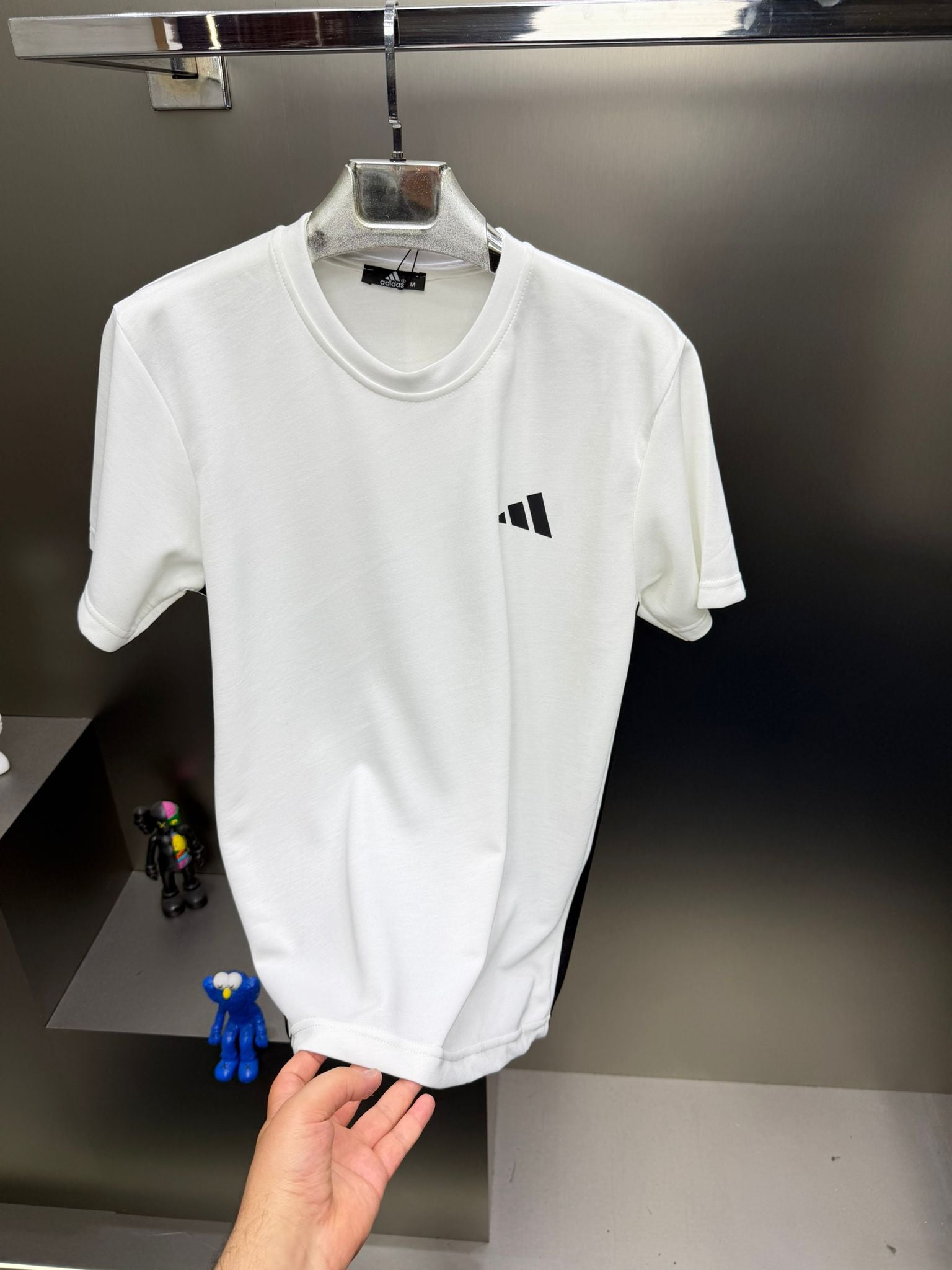 Adidas Beyaz İthal Şortlu Eşofman Takımı