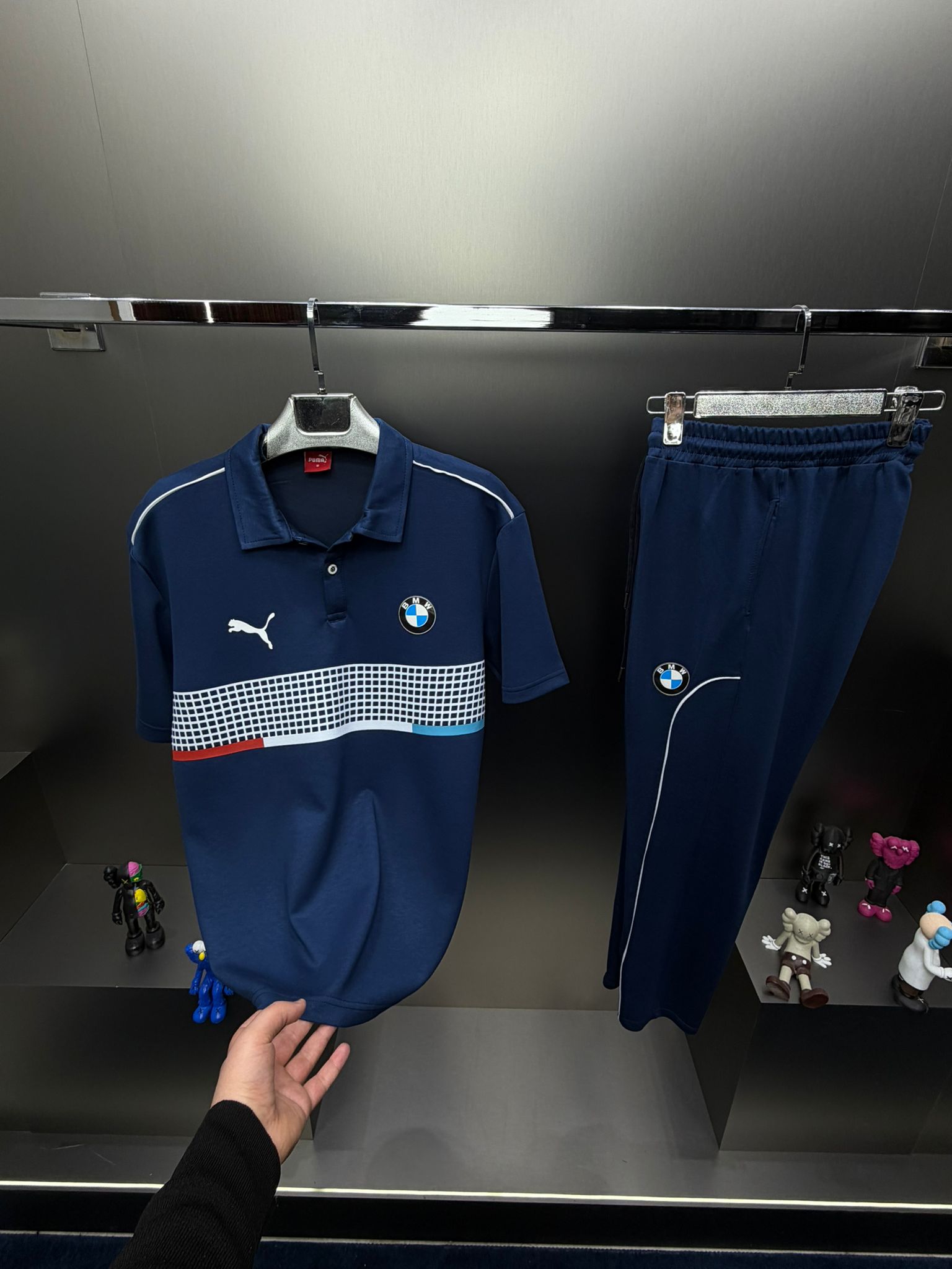 Puma BMW MSport Racing Lacivert İthal Yazlık Eşofman Takımı