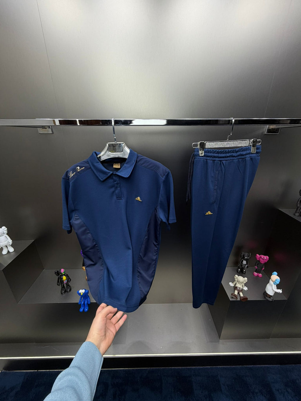 Loro Piana Lacivert İthal Yazlık Eşofman Takımı