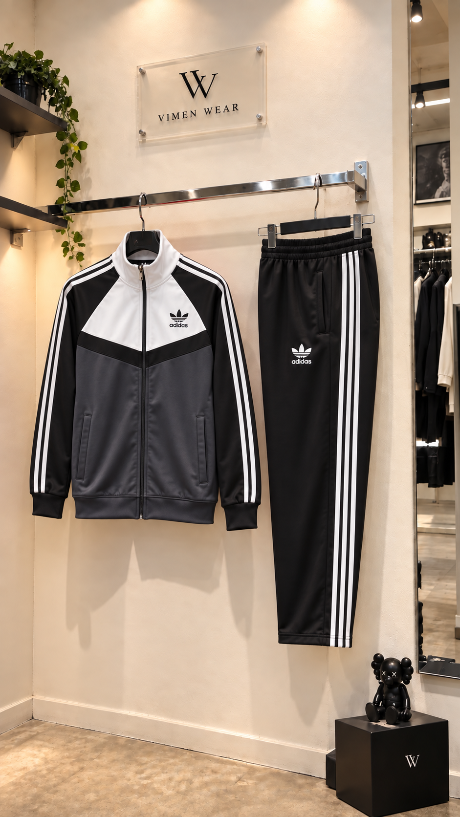 Adidas Siyah İthal Eşofman Takım