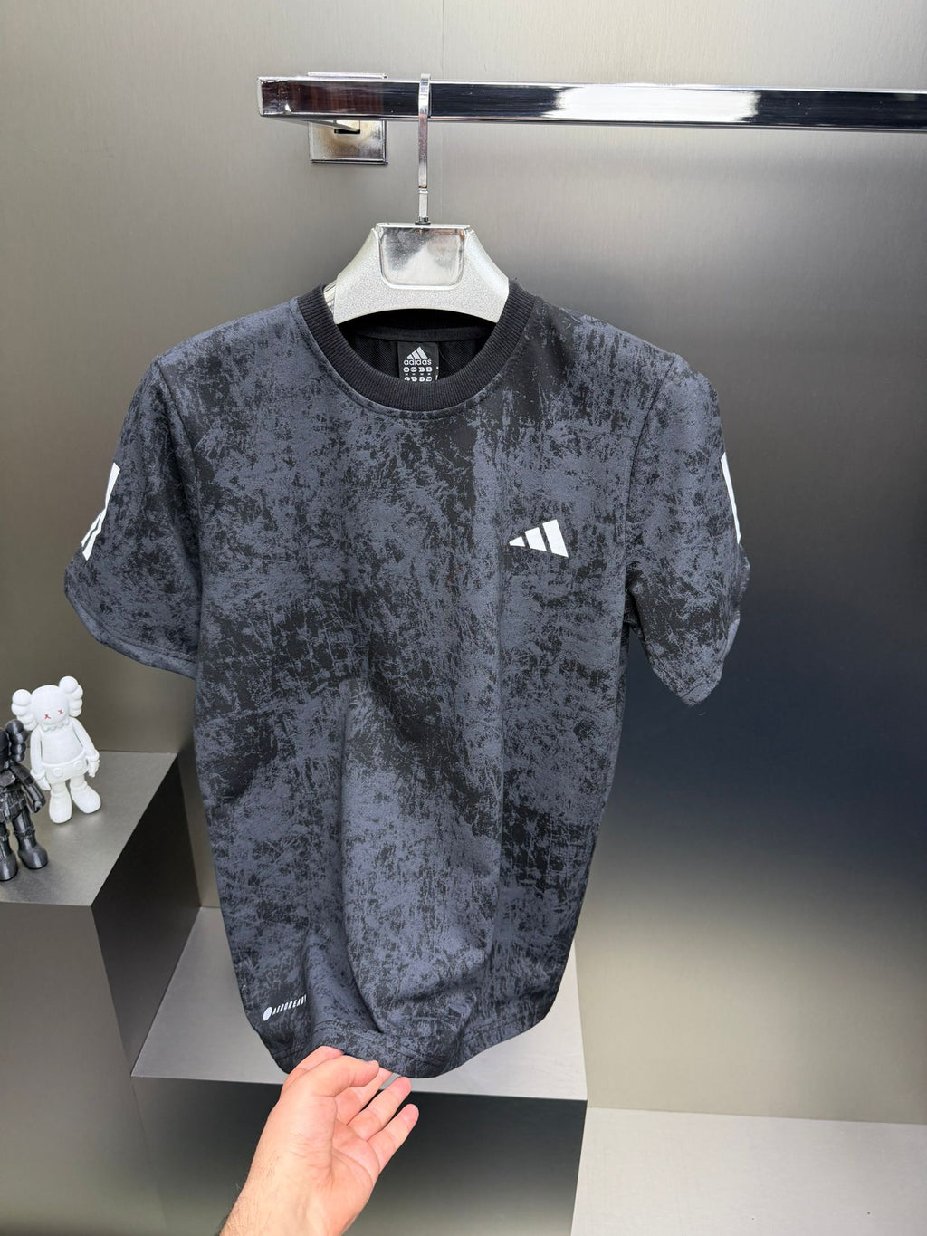 Adidas Gri İthal Şortlu Eşofman Takımı