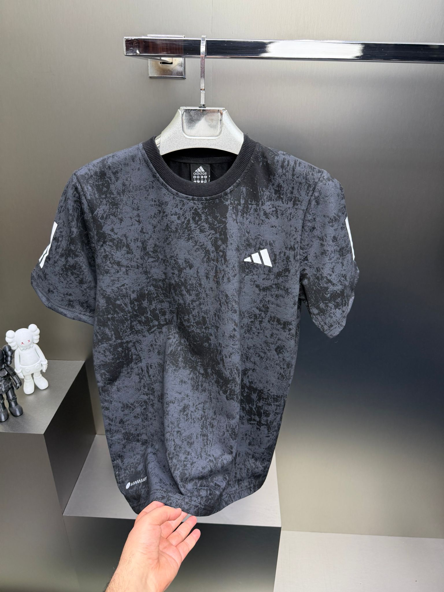 Adidas Gri İthal Şortlu Eşofman Takımı