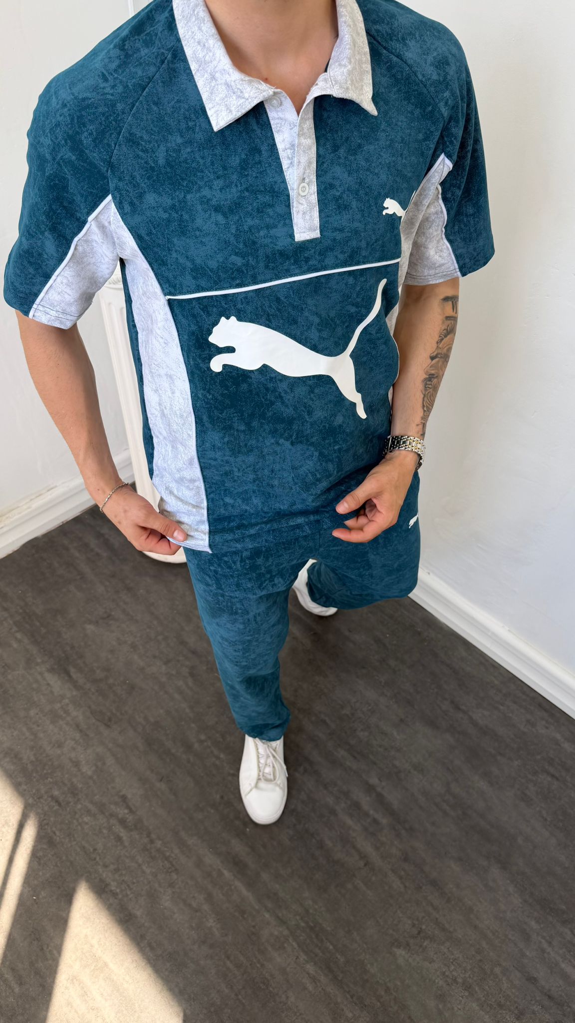 Puma Lacivert İthal Yazlık Eşofman Takımı