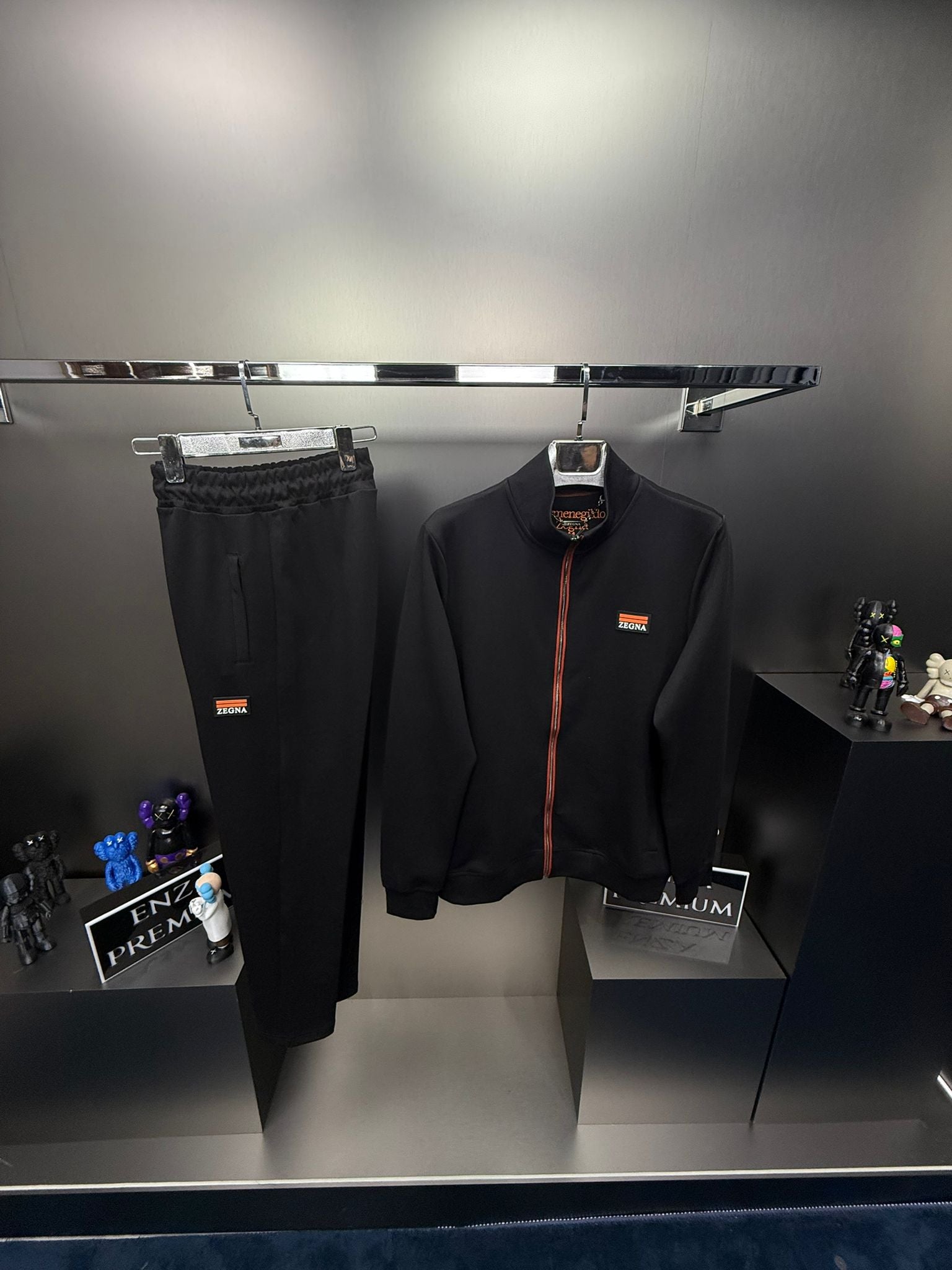 Zegna Siyah İthal Eşofman Takım
