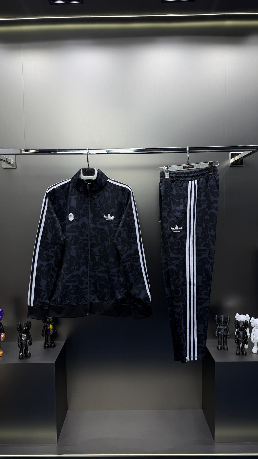 Adidas Siyah İthal Eşofman Takımı