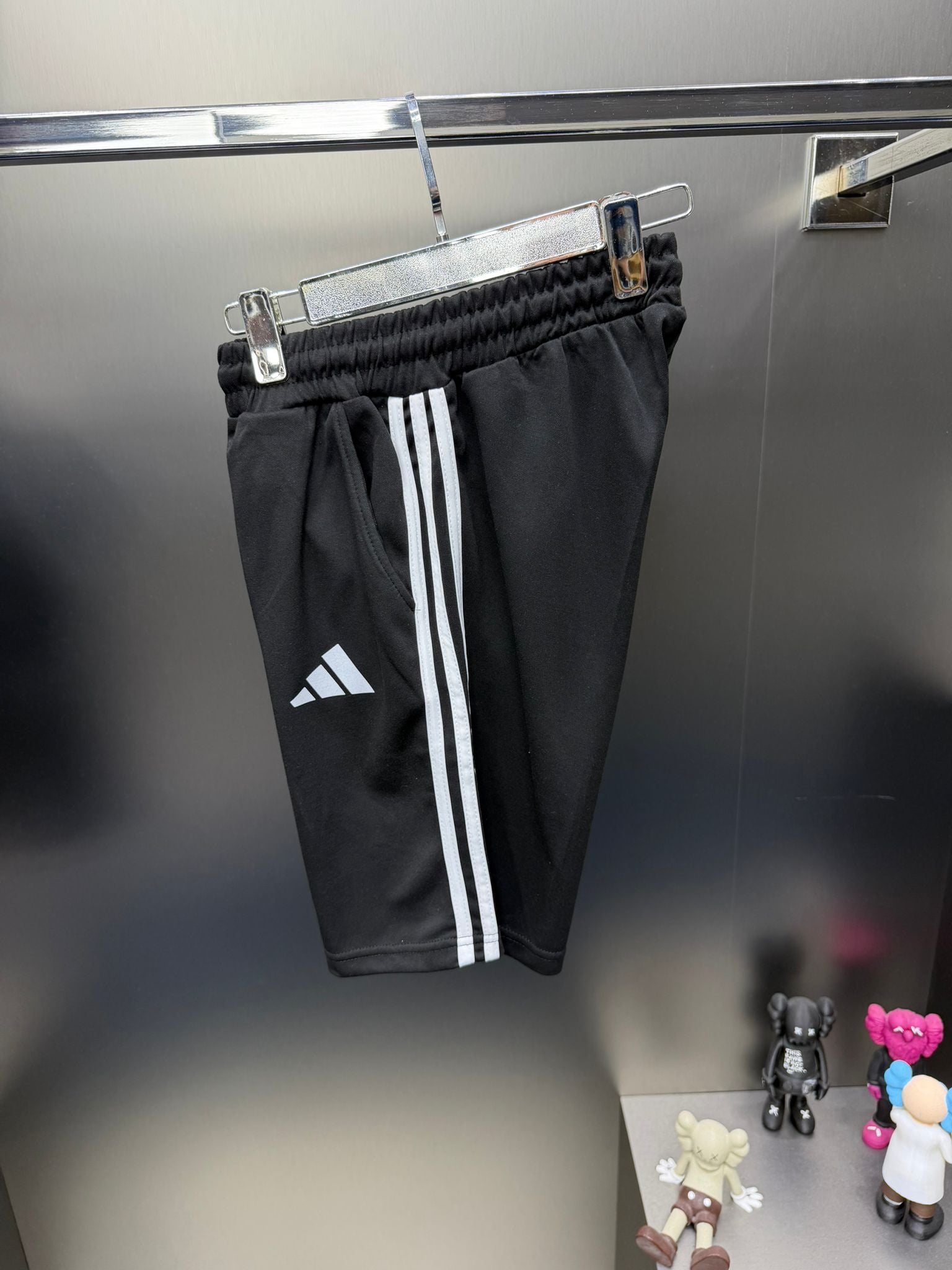 Adidas Siyah İthal Şortlu Eşofman Takımı