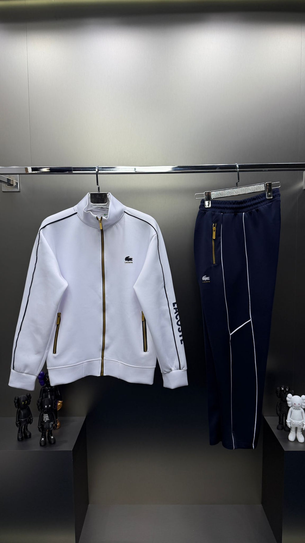 Lacoste Siyah Beyaz İthal Eşofman Takımı