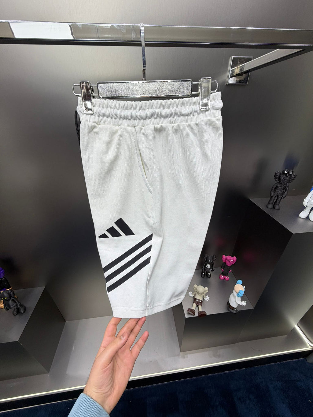 Adidas ZN Beyaz İthal Şortlu Eşofman Takımı