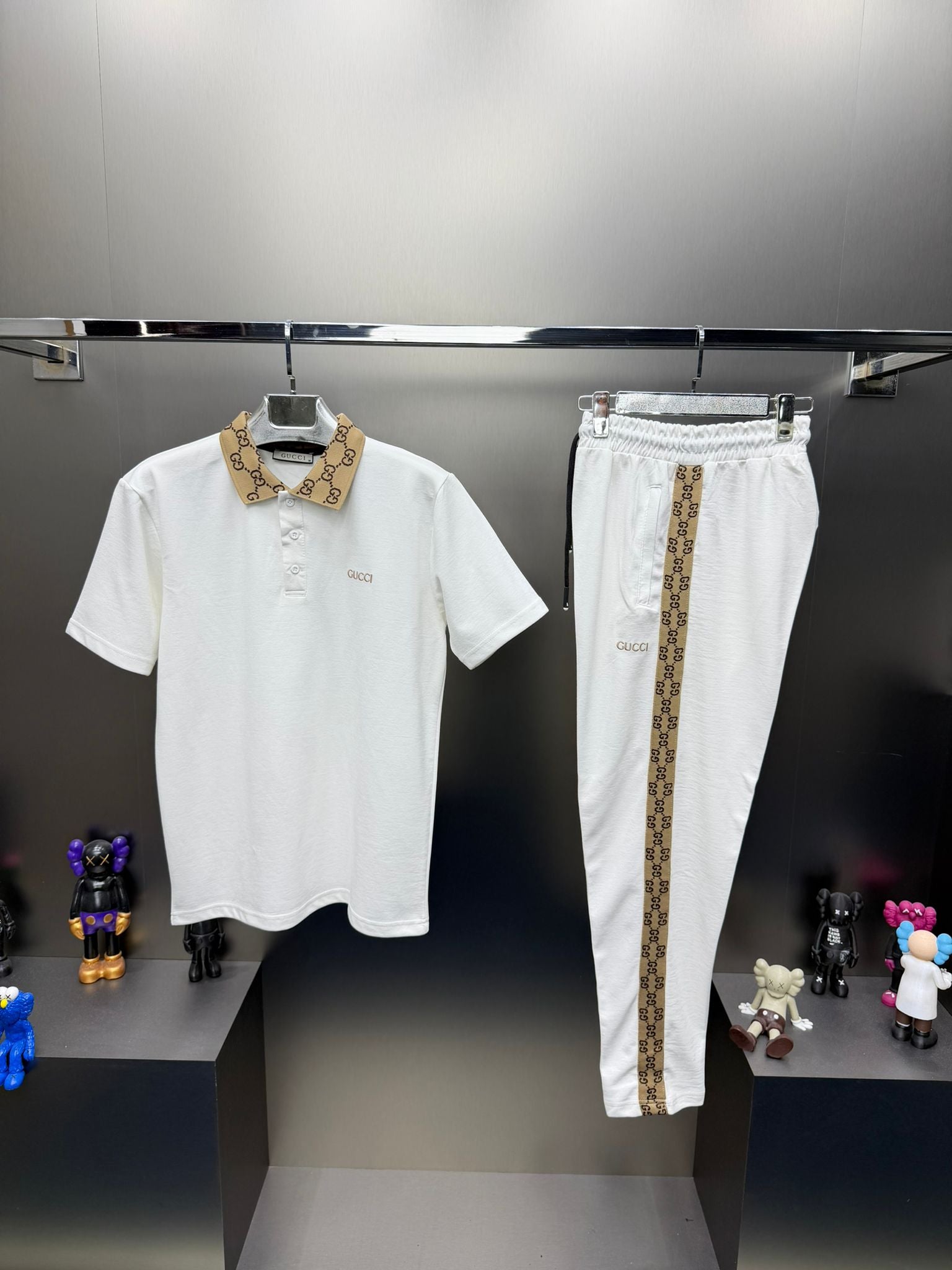 Gucci Beyaz İthal Yazlık Eşofman Takımı