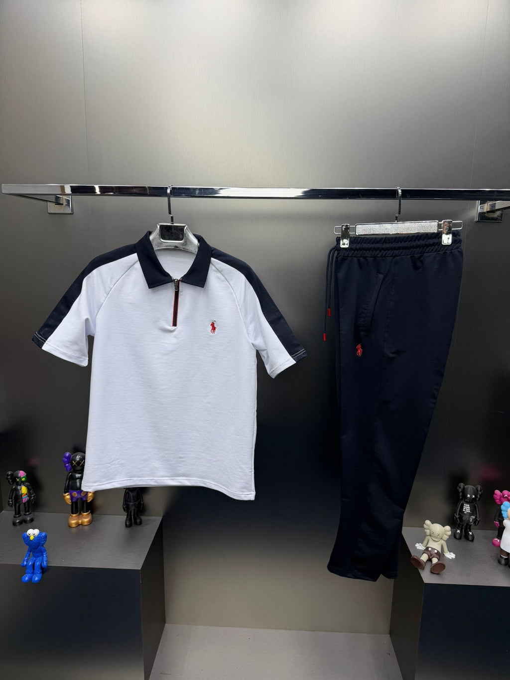 Polo Beyaz İthal Yazlık Eşofman Takımı