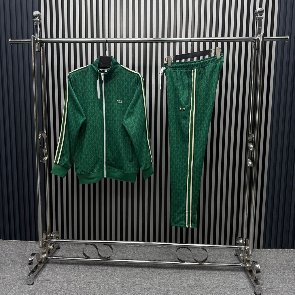 Lacoste Monogram Yeşil Eşofman Takım