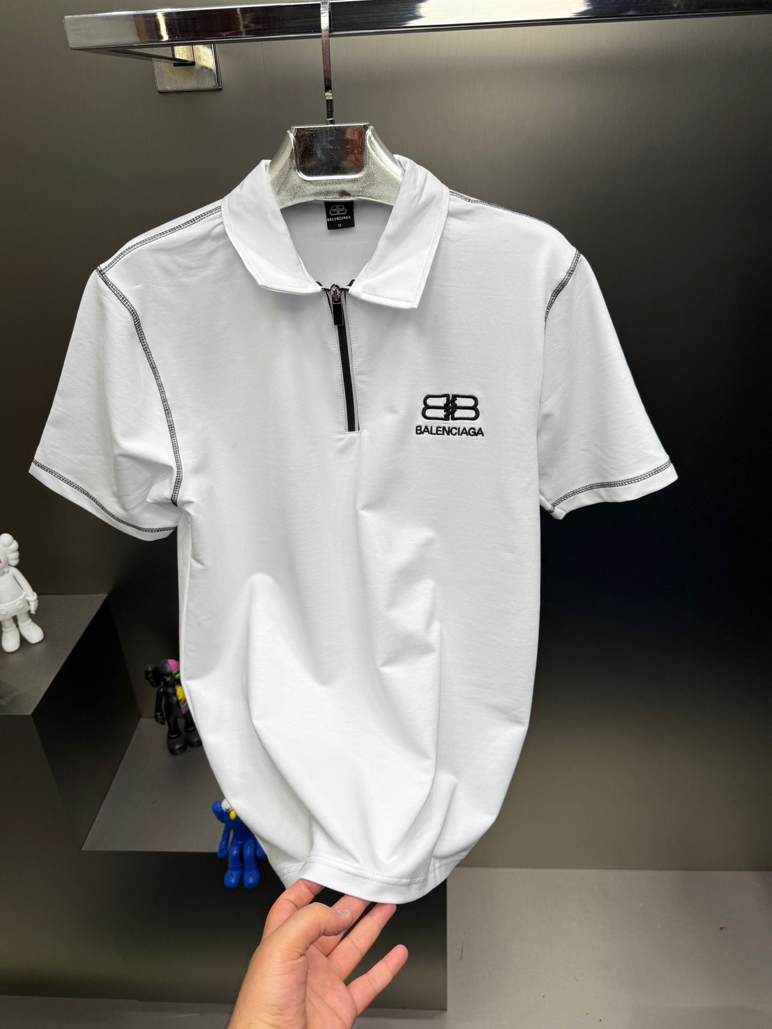 Balenciaga Beyaz Siyah İthal Yazlık Eşofman Takımı