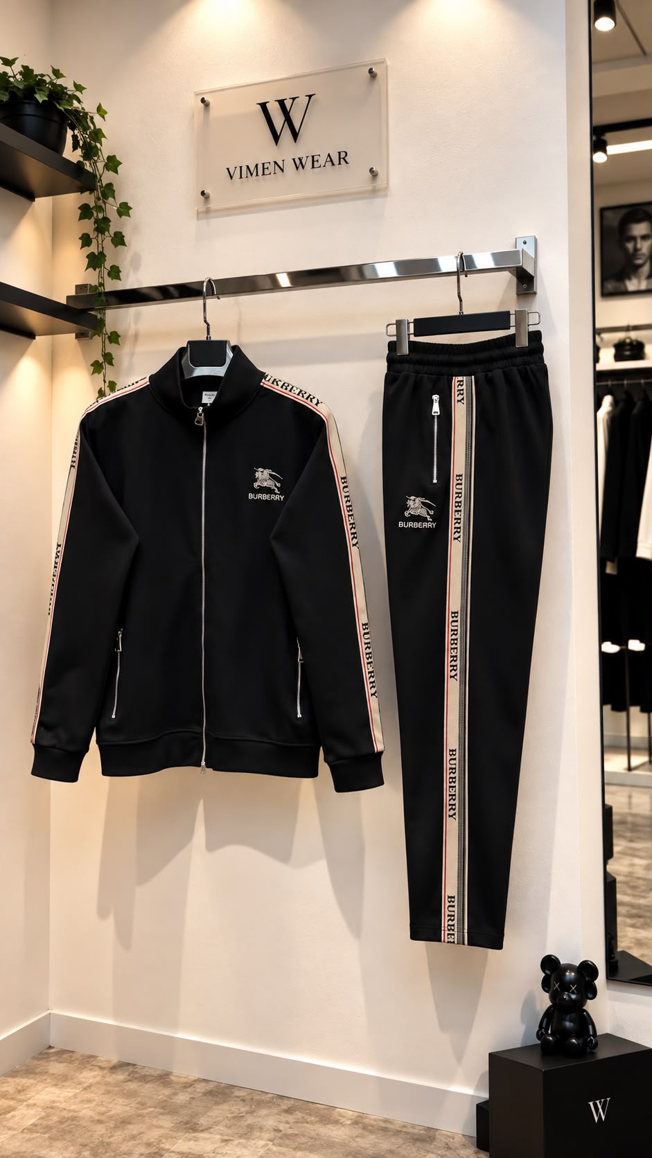 Burberry Siyah İthal Eşofman Takımı
