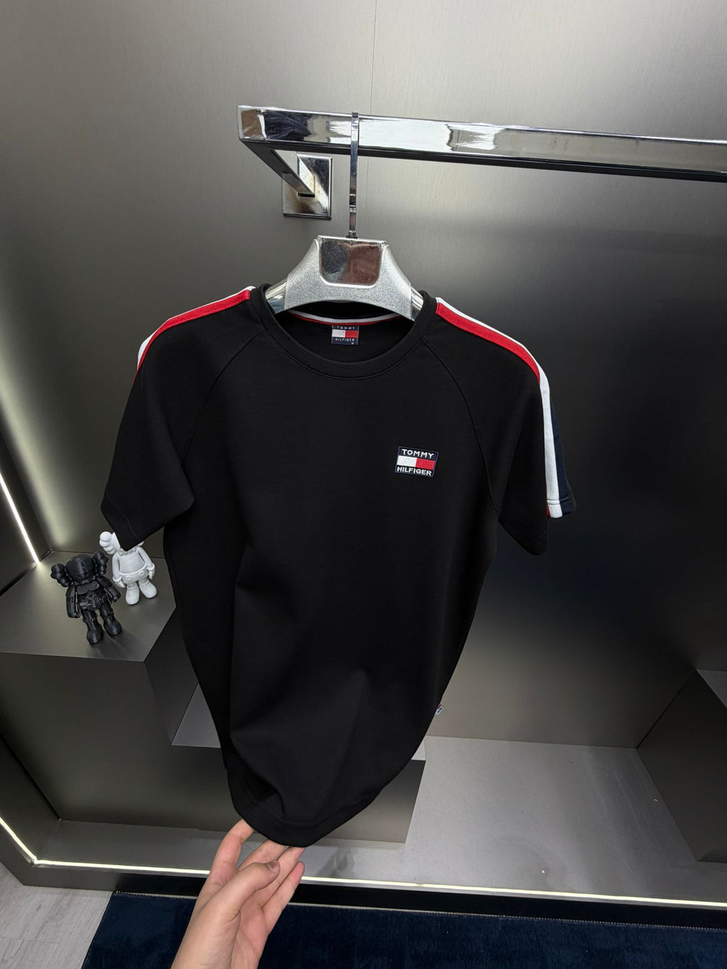 Tommy Hilfiger Siyah İthal Şortlu Eşofman Takımı