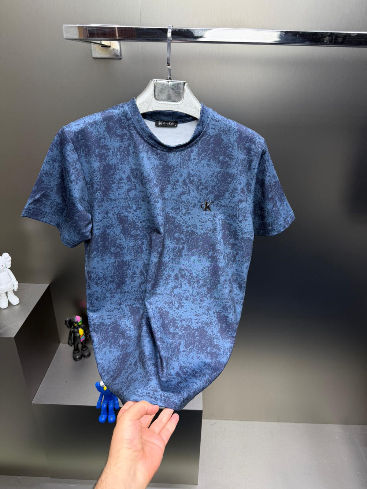 Calvin Klein Mavi İthal Şortlu Eşofman Takımı